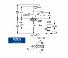 GROHE CONCETTO NEW LAVABO